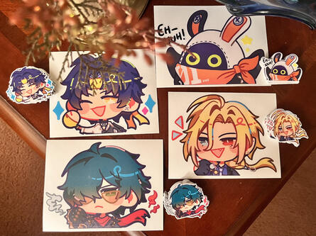 Zenless Zone Zero Decals and Mini Stickers